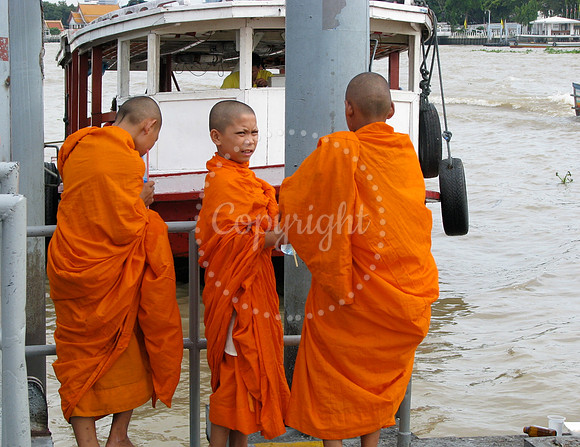 Buddhist students, Bangkok, Thailand